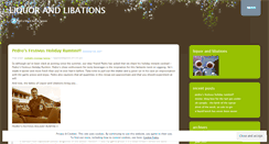 Desktop Screenshot of liquorandlibations.wordpress.com