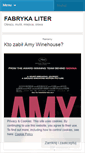 Mobile Screenshot of fabrykaliter.wordpress.com
