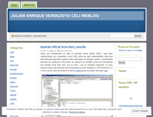 Tablet Screenshot of jeverdezoto.wordpress.com