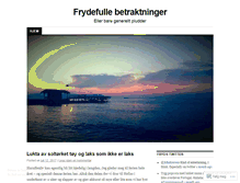 Tablet Screenshot of frydefull.wordpress.com