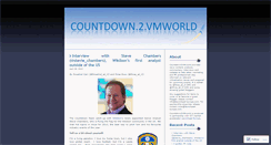 Desktop Screenshot of countdown2vmworld.wordpress.com