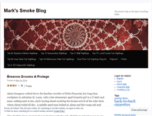 Tablet Screenshot of markssmokeblog.wordpress.com