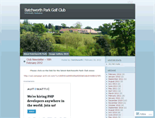 Tablet Screenshot of batchworthpark.wordpress.com