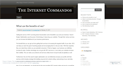 Desktop Screenshot of internetcommandos.wordpress.com