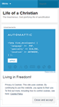 Mobile Screenshot of lifeofachristian.wordpress.com