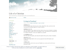 Tablet Screenshot of lifeofachristian.wordpress.com