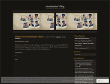 Tablet Screenshot of missnisanisa.wordpress.com