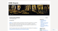 Desktop Screenshot of codesequoia.wordpress.com