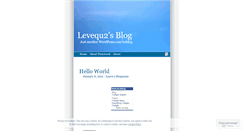 Desktop Screenshot of levequ2.wordpress.com