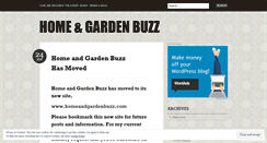 Desktop Screenshot of homegardenbuzz.wordpress.com