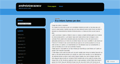 Desktop Screenshot of andreiutzacazacu.wordpress.com
