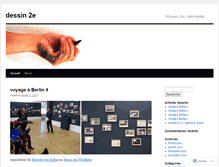 Tablet Screenshot of dessin2e.wordpress.com