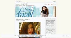 Desktop Screenshot of loveangellocin.wordpress.com