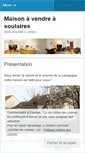 Mobile Screenshot of maisonavendreasoulaires.wordpress.com