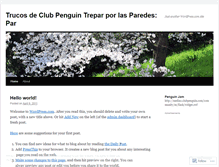 Tablet Screenshot of jonaspenguin12345.wordpress.com
