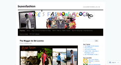 Desktop Screenshot of busesfashion.wordpress.com