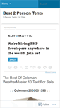 Mobile Screenshot of best2persontents.wordpress.com