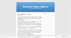 Desktop Screenshot of ogrodowebetonowe.wordpress.com
