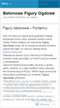 Mobile Screenshot of ogrodowebetonowe.wordpress.com