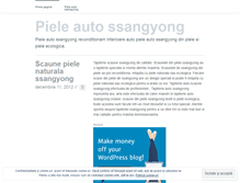 Tablet Screenshot of pieleautossangyong.wordpress.com