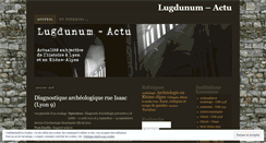 Desktop Screenshot of lugdunumactu.wordpress.com