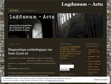 Tablet Screenshot of lugdunumactu.wordpress.com