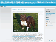Tablet Screenshot of mrpitbull.wordpress.com