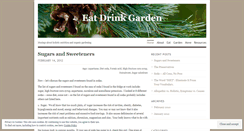 Desktop Screenshot of eatdrinkgarden.wordpress.com