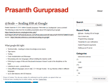 Tablet Screenshot of gprasant.wordpress.com