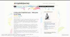 Desktop Screenshot of myendojourney.wordpress.com