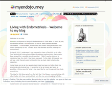 Tablet Screenshot of myendojourney.wordpress.com