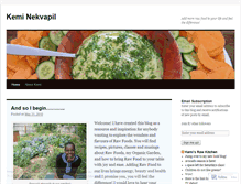 Tablet Screenshot of keminekvapil.wordpress.com