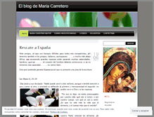 Tablet Screenshot of mariacarretero.wordpress.com