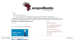 Desktop Screenshot of espoliado.wordpress.com