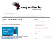 Tablet Screenshot of espoliado.wordpress.com