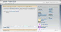 Desktop Screenshot of blackpoetry.wordpress.com