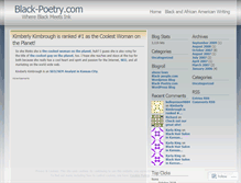 Tablet Screenshot of blackpoetry.wordpress.com