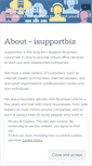 Mobile Screenshot of isupportbiz.wordpress.com