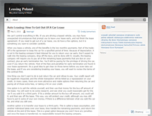 Tablet Screenshot of leasingpoland.wordpress.com