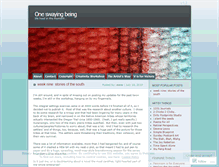 Tablet Screenshot of oneswayingbeing.wordpress.com