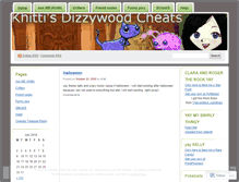 Tablet Screenshot of khittisdizzywoodcheats.wordpress.com