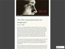 Tablet Screenshot of brandonishot.wordpress.com