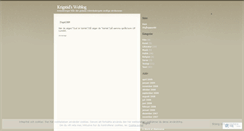 Desktop Screenshot of krigstid.wordpress.com