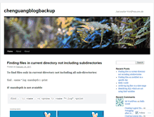 Tablet Screenshot of chenguangblogbackup.wordpress.com