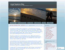 Tablet Screenshot of angelseashore.wordpress.com