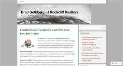 Desktop Screenshot of bradgothberg.wordpress.com