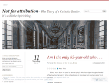 Tablet Screenshot of notforattrib.wordpress.com