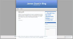 Desktop Screenshot of jamesgrantblog.wordpress.com