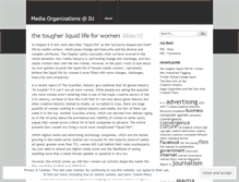 Tablet Screenshot of mediaorganizations.wordpress.com