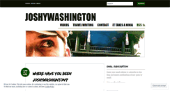 Desktop Screenshot of joshywashington.wordpress.com